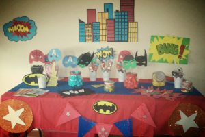 Decoración fiestas niños superheroes