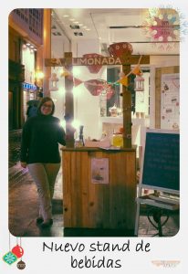 Mesa stand de bebidas